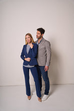Carica l'immagine nel visualizzatore di Gallery, Blazer Donna Blu Strutturato