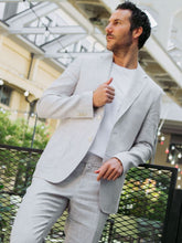 Carica l'immagine nel visualizzatore di Gallery, Completo 100% lino straight fit