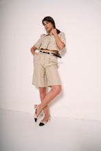 Carica l'immagine nel visualizzatore di Gallery, Camicia cropped Sahara style