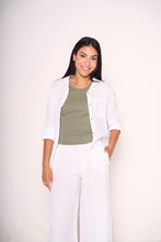 Carica l'immagine nel visualizzatore di Gallery, Camicia di lino fresca ed elegante