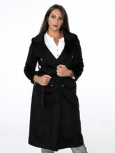 Carica l'immagine nel visualizzatore di Gallery, Cappotto lungo doppiopetto