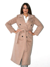 Carica l'immagine nel visualizzatore di Gallery, Cappotto lungo doppiopetto