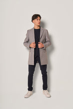 Carica l'immagine nel visualizzatore di Gallery, Cappotto monopetto uomo