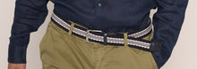 Carica l'immagine nel visualizzatore di Gallery, Cintura intrecciata bicolore