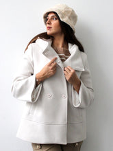 Carica l'immagine nel visualizzatore di Gallery, Giaccone in tessuto doppiopetto