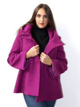 Carica l'immagine nel visualizzatore di Gallery, Giaccone in tessuto doppiopetto