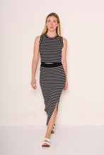 Carica l'immagine nel visualizzatore di Gallery, Completo a righe bianco e nero estivo