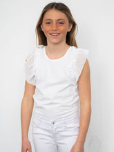 Carica l'immagine nel visualizzatore di Gallery, Maglietta con maniche volant