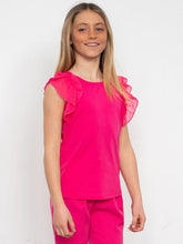 Carica l'immagine nel visualizzatore di Gallery, Maglietta con maniche volant