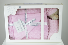 Carica l'immagine nel visualizzatore di Gallery, Copertina culla in buddle double face con dou-dou orsetto