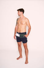 Carica l'immagine nel visualizzatore di Gallery, Costume da bagno tricolore Beverly Hills Polo Club con tasche