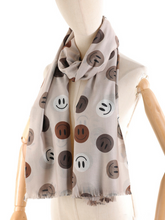 Carica l'immagine nel visualizzatore di Gallery, Sciarpa da donna fantasia smile
