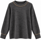 MAGLIONE CON DETTAGLI GIOIELLO