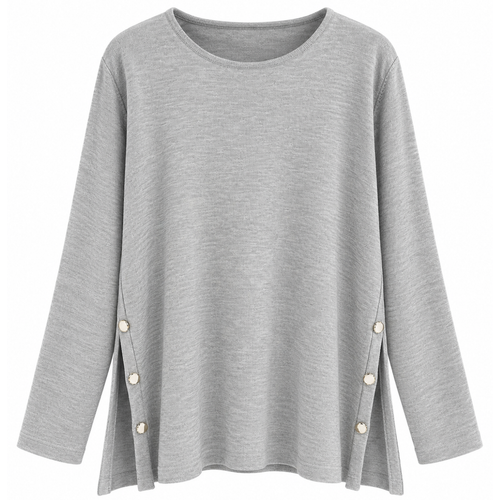 MAGLIA CON BOTTONI LATERALI