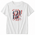T-SHIRT CON SCRITTE E STRASS