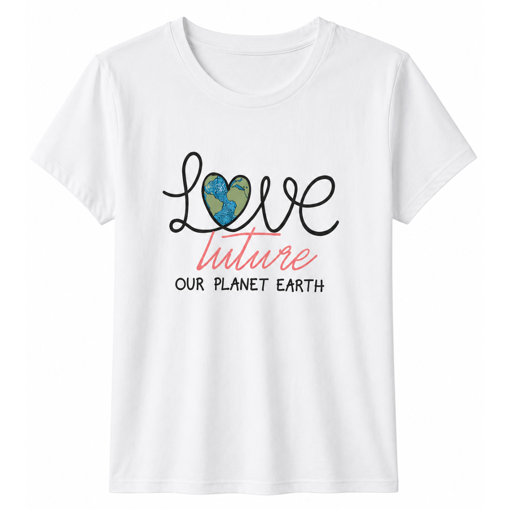 T-SHIRT CON SCRITTA