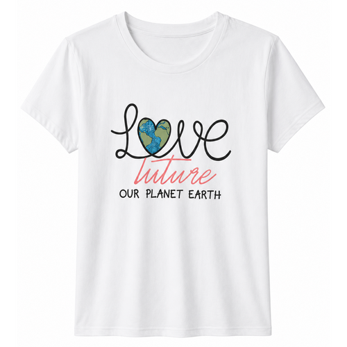 T-SHIRT CON SCRITTA