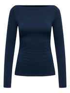 Maglia donna a righe manica lunga