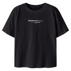 T-SHIRT CON SCRITTA FRONTE E RETRO