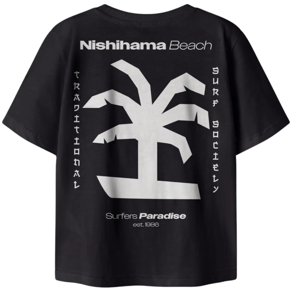 T-SHIRT CON SCRITTA FRONTE E RETRO