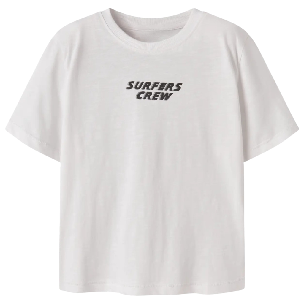 T-SHIRT CON SCRITTA FRONTE E RETRO
