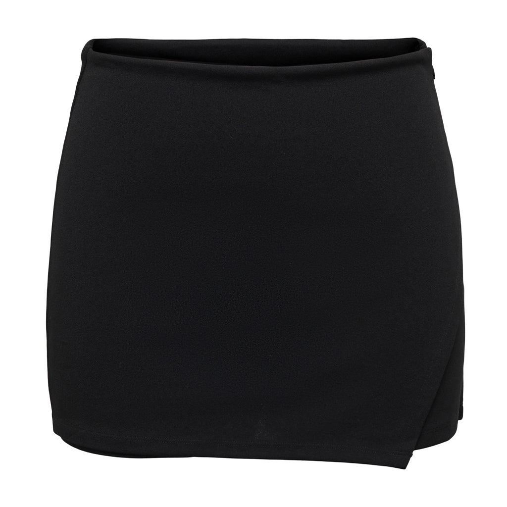 Gonna Donna Mini con Spacco Laterale – Nero