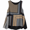 TOP SMANICATO CON FANTASIA
