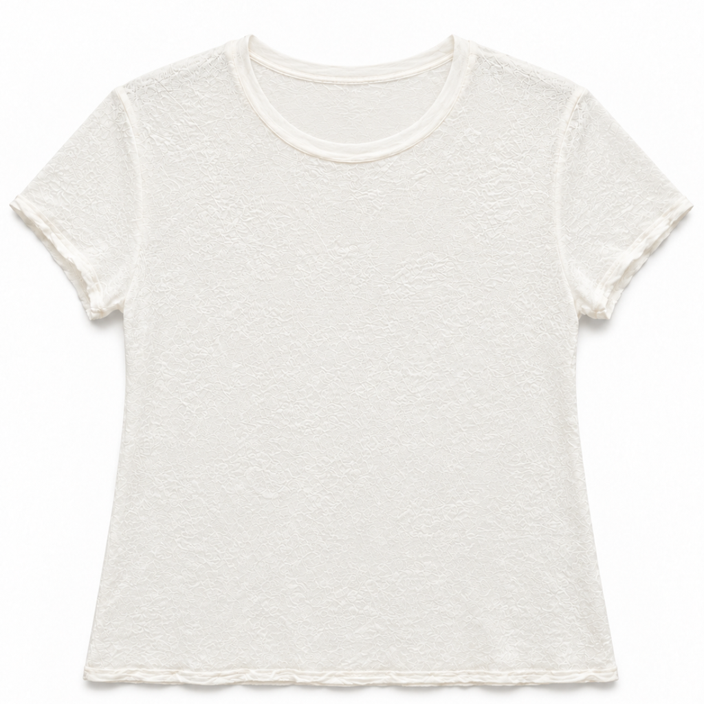 Maglia dévoré a maniche corte