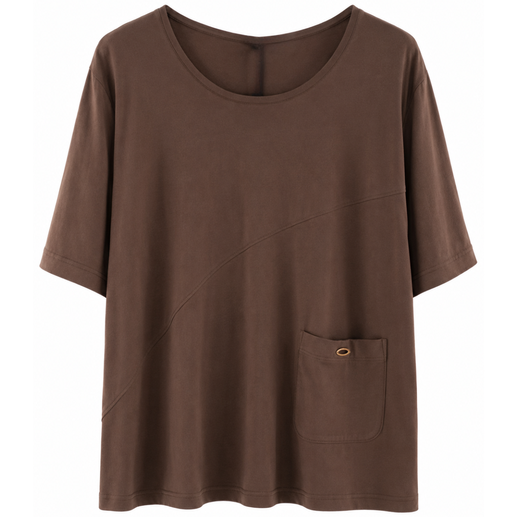 T-SHIRT CON TASCHINO