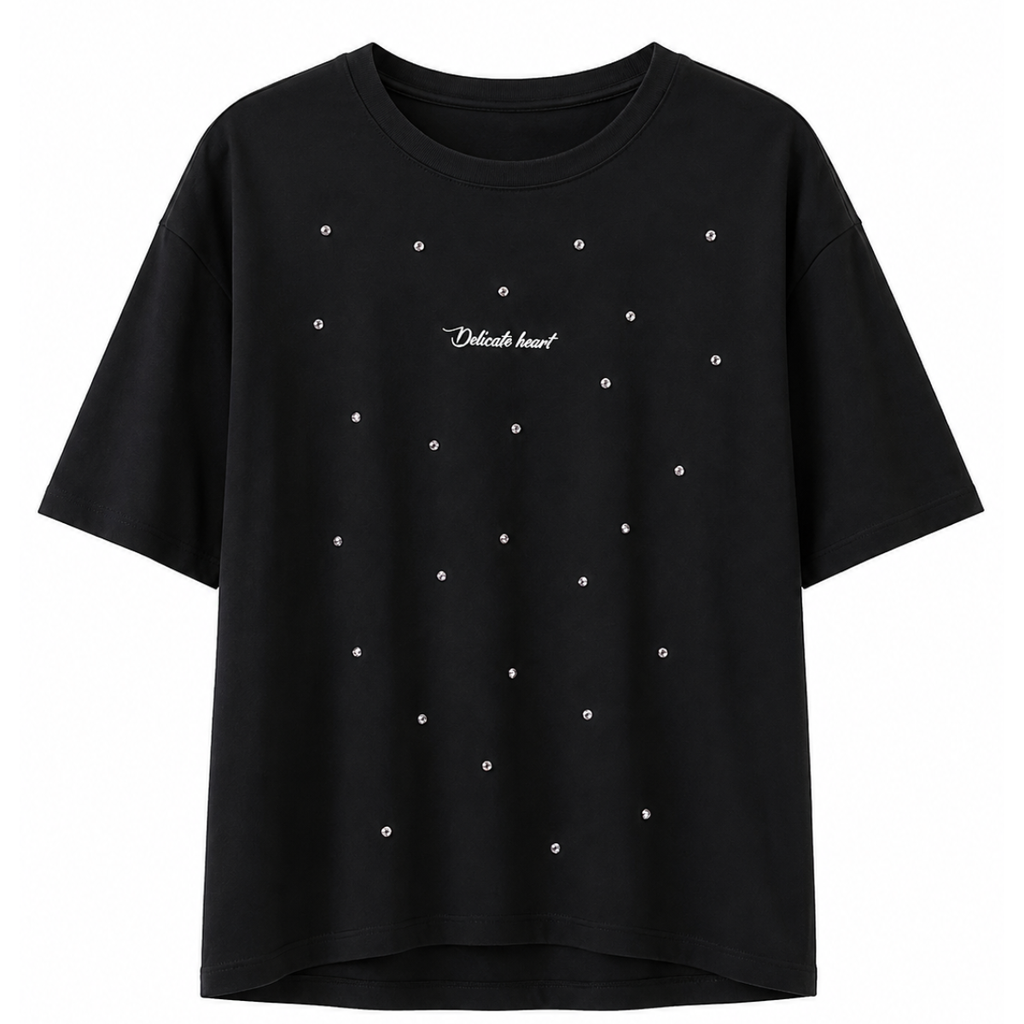 T-SHIRT CON BORCHIE