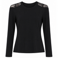 T-SHIRT CON PIZZO