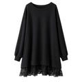 ABITO IN FELPA CON PIZZO