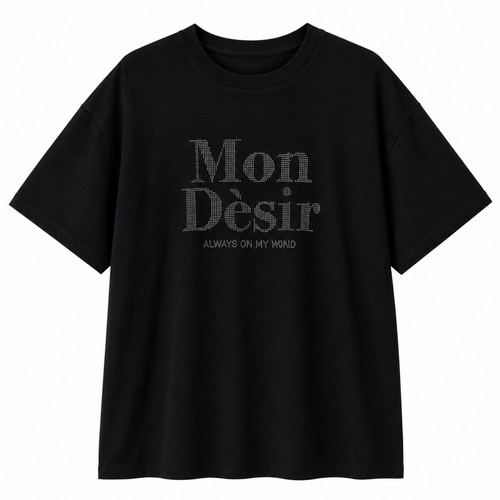 T-SHIRT CON GLITTER