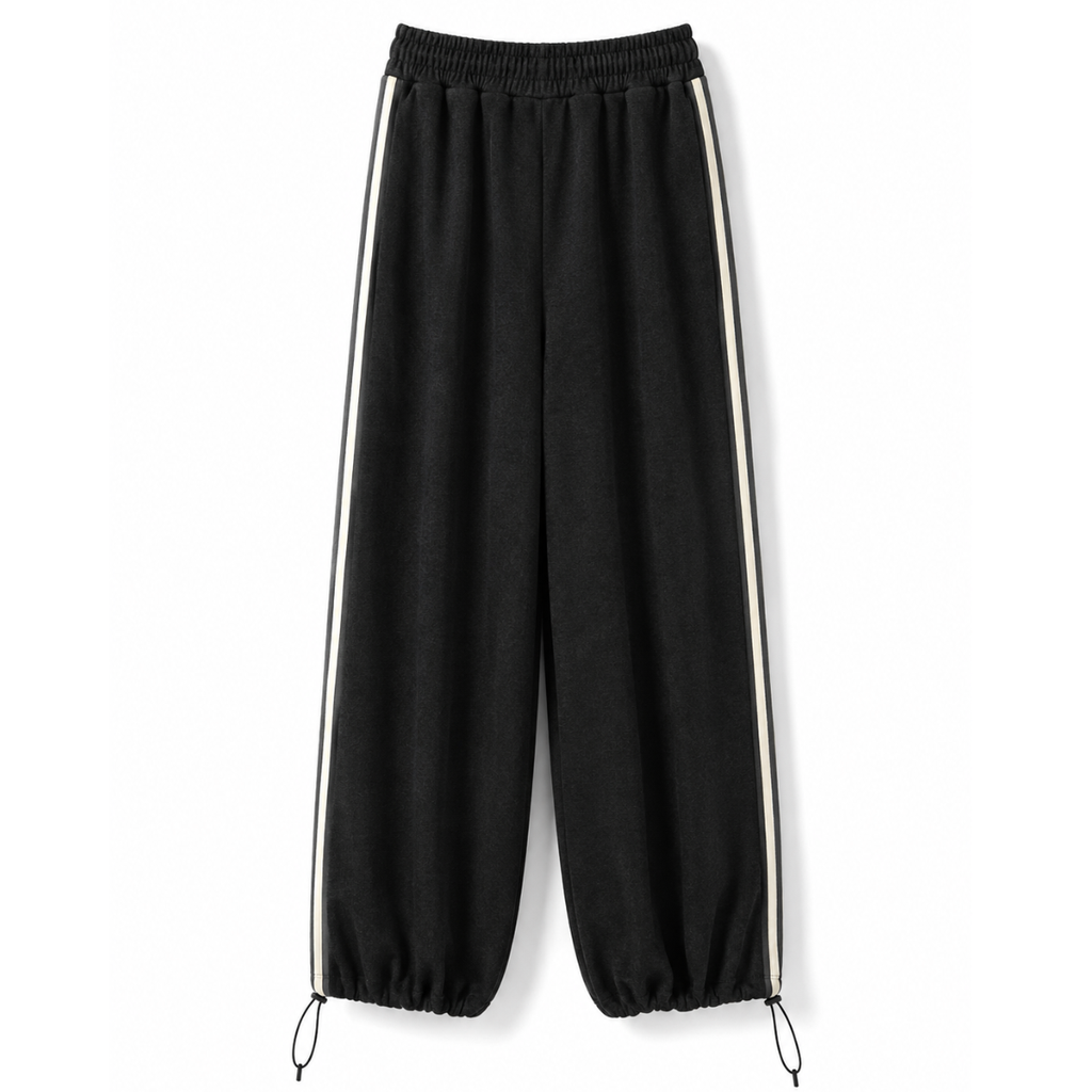 PANTALONE CON BANDE LATERALI