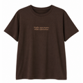 T-SHIRT CON SCRITTA