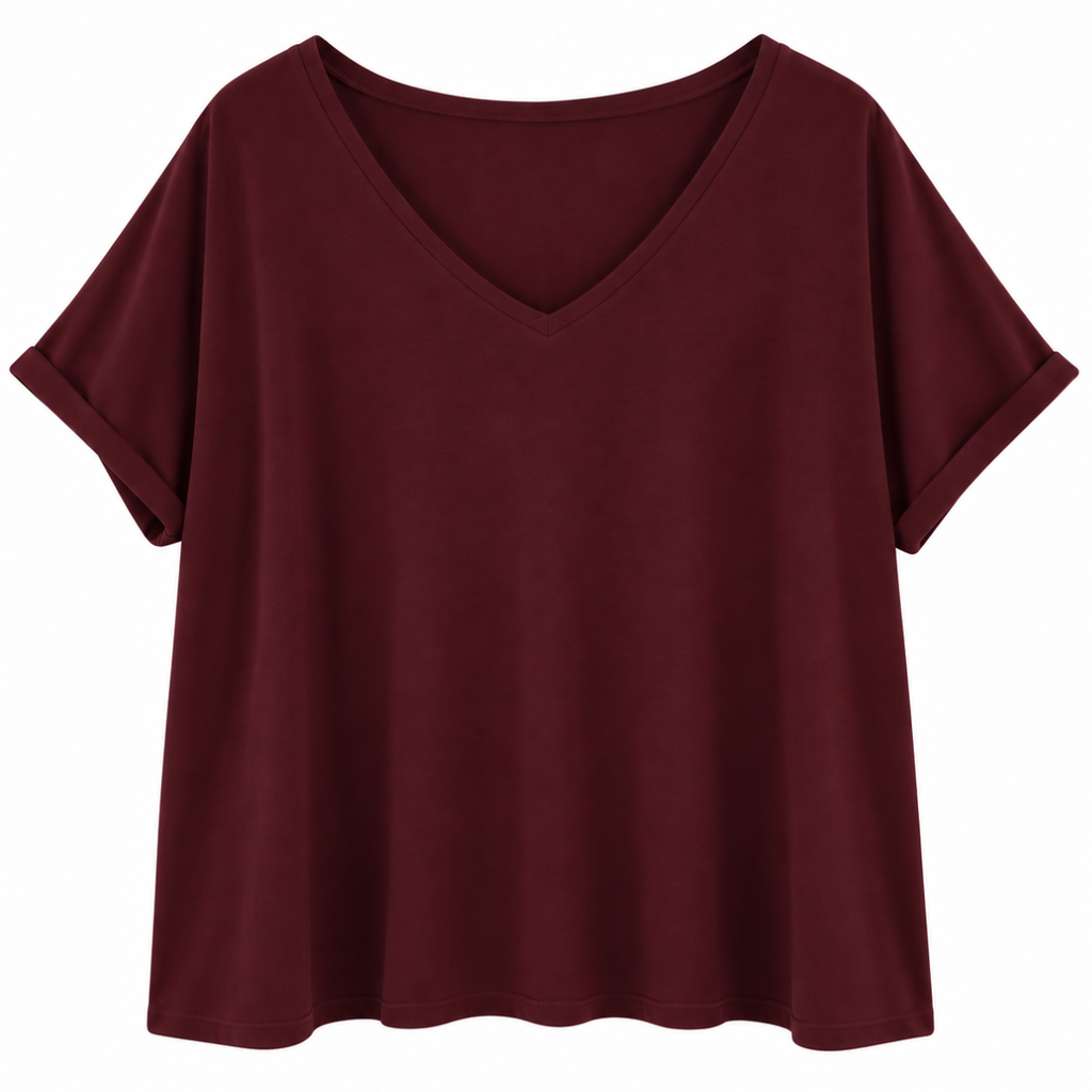 T-SHIRT SCOLLO A V