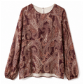 BLUSA A MANICA LUNGA