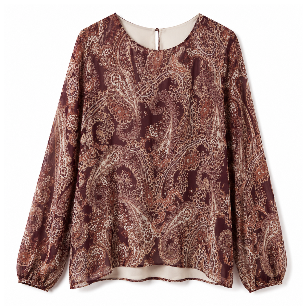 BLUSA A MANICA LUNGA
