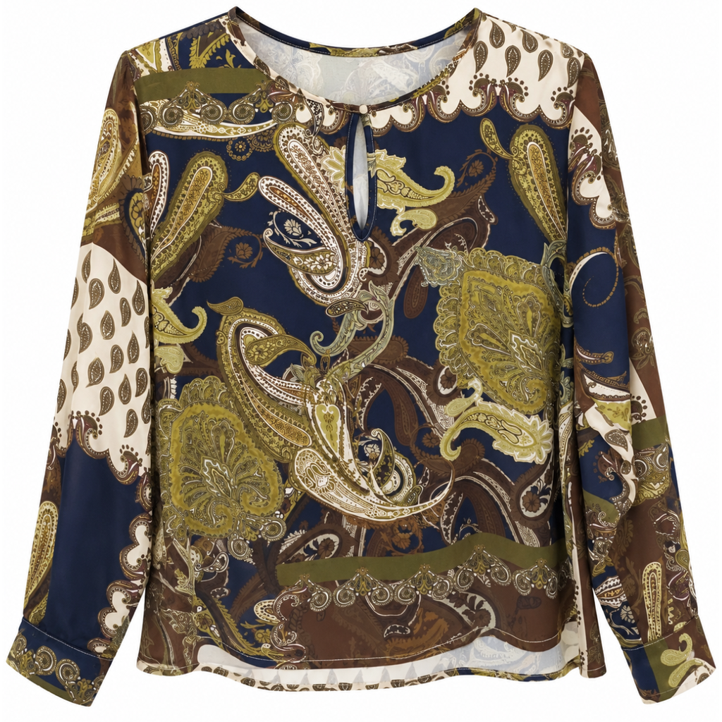 BLUSA A MANICA LUNGA