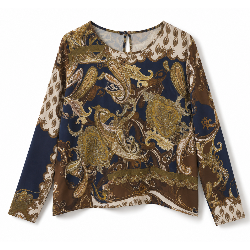 BLUSA A MANICA LUNGA