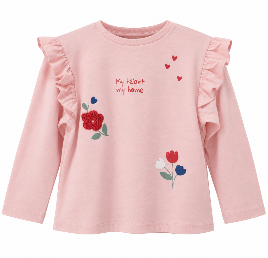 MAGLIA CON VOLANT