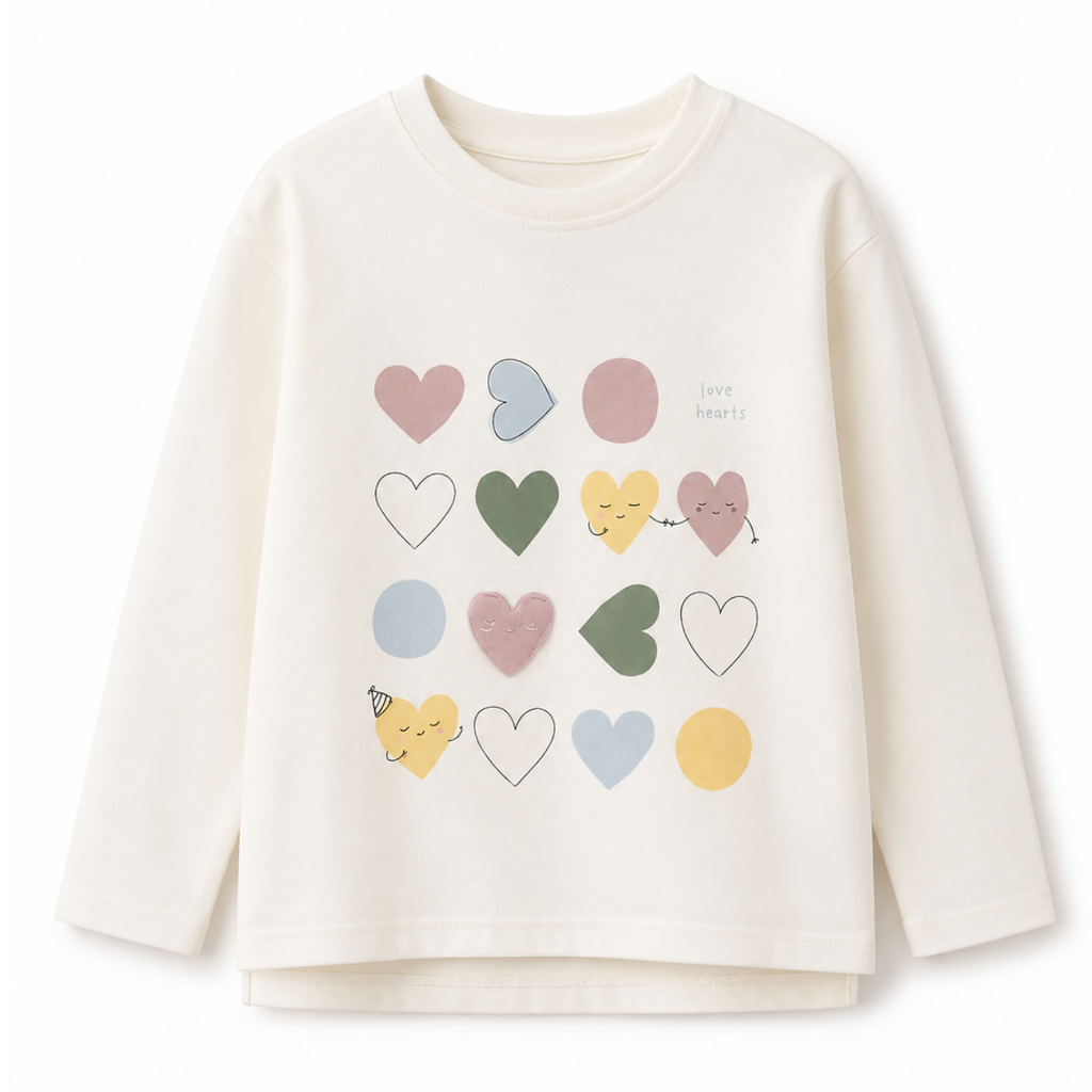 MAGLIA CON CUORI
