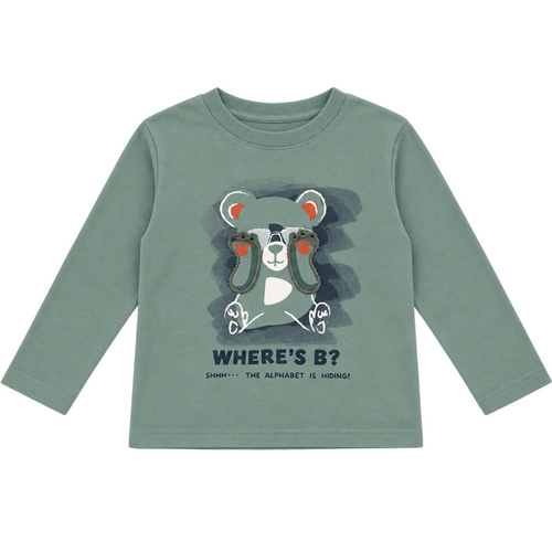 MAGLIA GIROCOLLO CON STAMPA