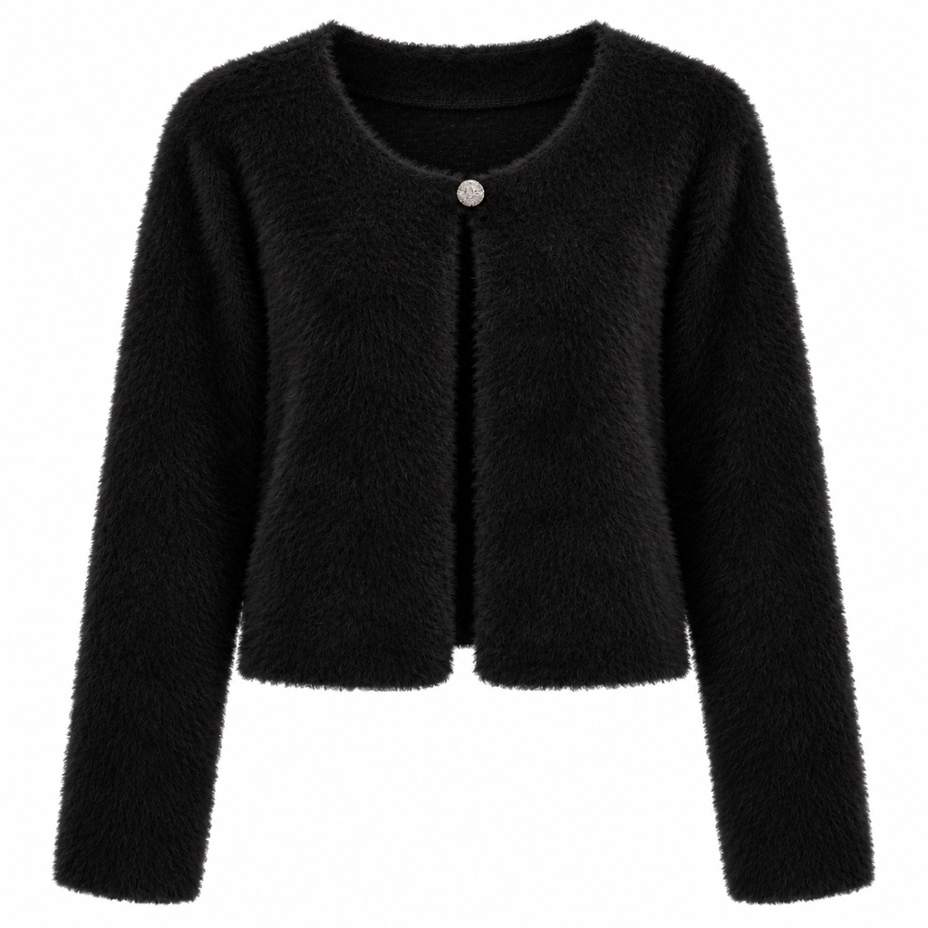 CARDIGAN CON BOTTONE GIOIELLO