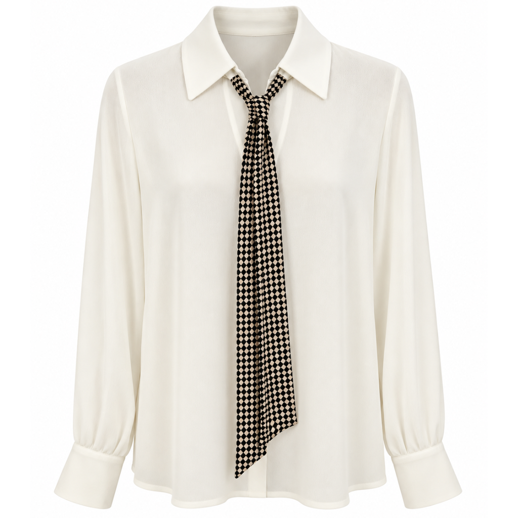 CAMICIA CON SCIARPINA