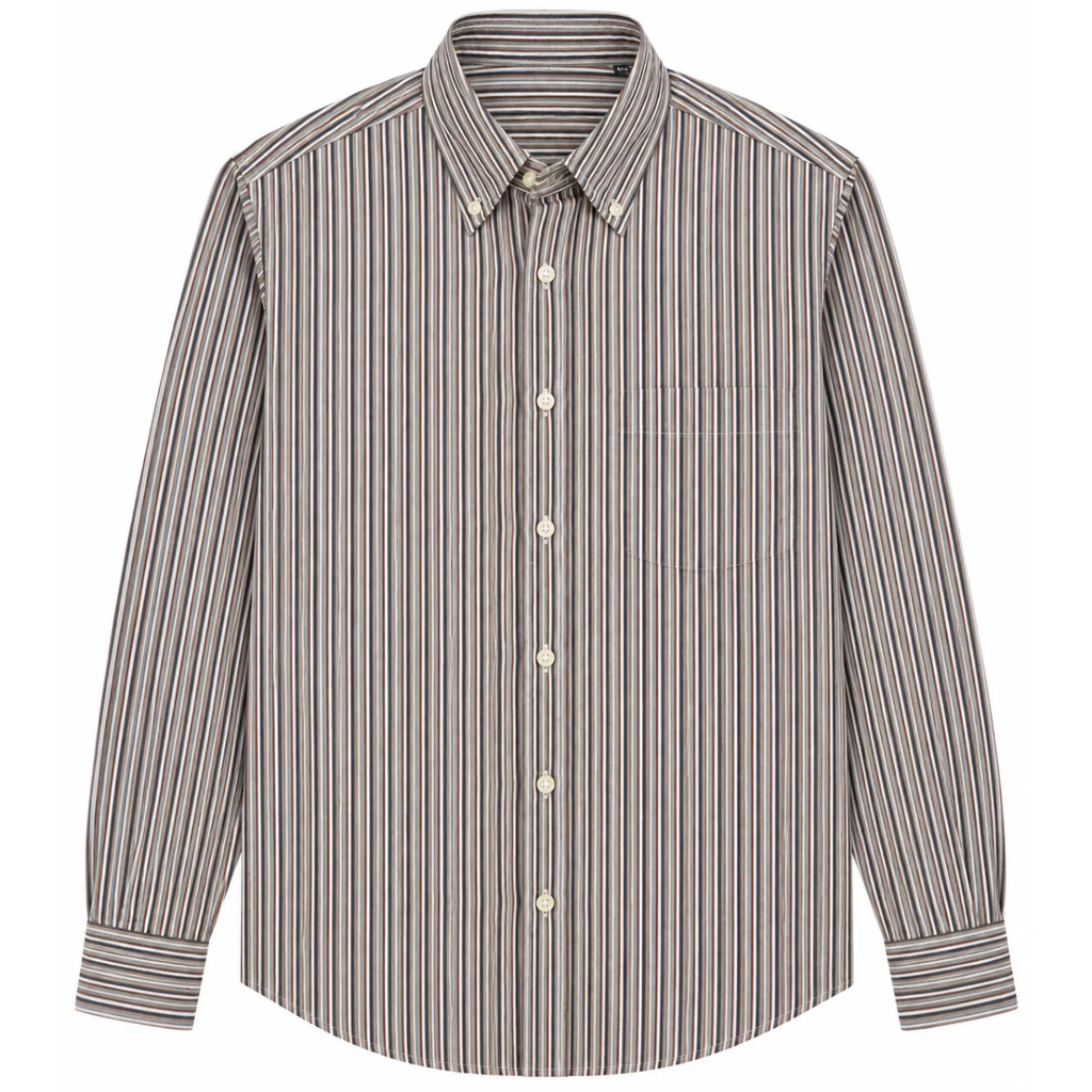 camicia rigata botton down