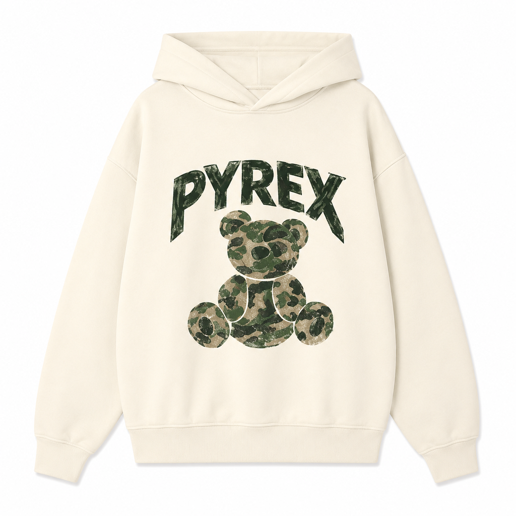 Felpa con cappuccio Pyrex