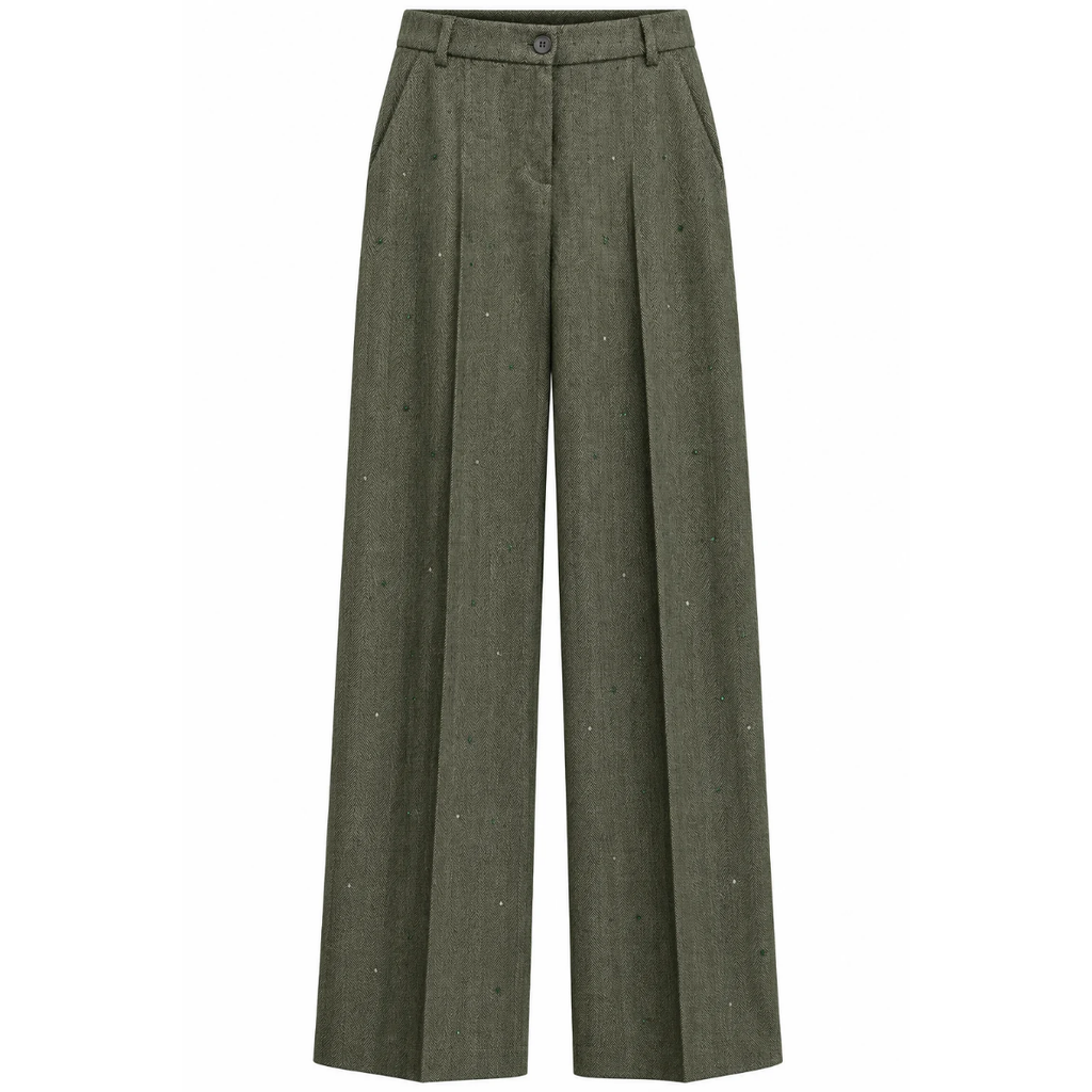PANTALONE CON MICROSTRASS