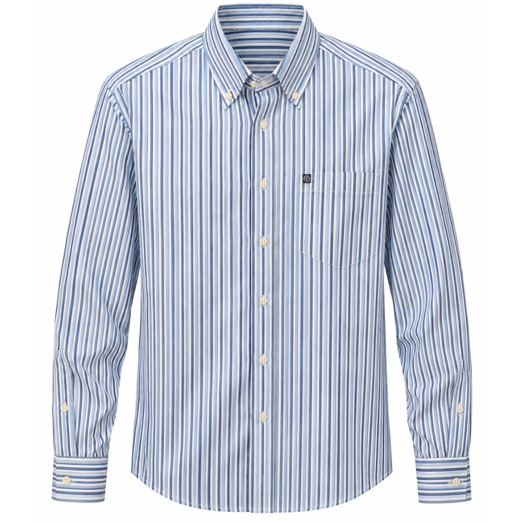 camicia rigata botton down