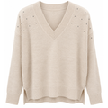 MAGLIA CON SCOLLO A V